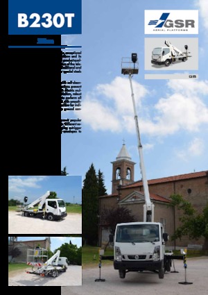 Телескопични вишки, монтирани на камион GSR B230T Comfort X  