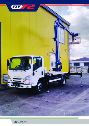 Телескопични вишки, монтирани на камион CELA DT72
