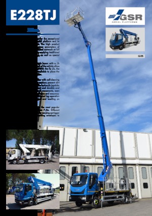 Телескопични вишки, монтирани на камион GSR E228TJ Comfort