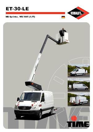 Телескопични вишки, монтирани на камион Versalift ET-30-LE