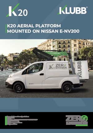 Телескопични вишки, монтирани на камион Klubb K20