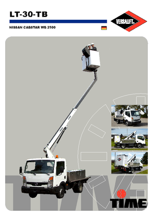 Телескопични вишки, монтирани на камион Versalift LT-30-TB