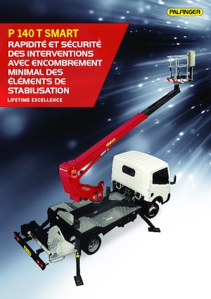 Телескопични вишки, монтирани на камион Palfinger P 140 T