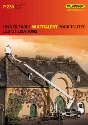 Телескопични вишки, монтирани на камион Palfinger P 230