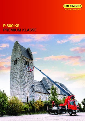 Телескопични вишки, монтирани на камион Palfinger P 300 KS