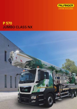 Телескопични вишки, монтирани на камион Palfinger P 570