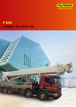 Телескопични вишки, монтирани на камион Palfinger P 640