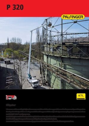 Телескопични вишки, монтирани на камион Palfinger P 320