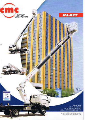 Телескопични вишки, монтирани на камион CMC PLA 17