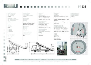 Телескопични вишки, монтирани на камион ISOLI PT225 HE HE