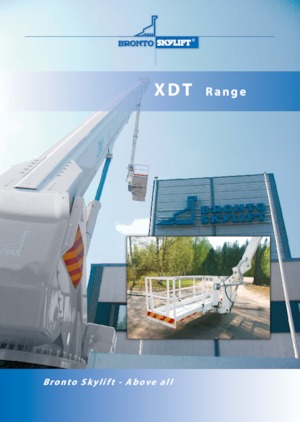 Телескопични вишки, монтирани на камион Bronto Skylift S 37 XDT