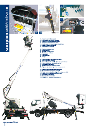 Телескопични вишки, монтирани на камион Oil & Steel Scorpion 1812