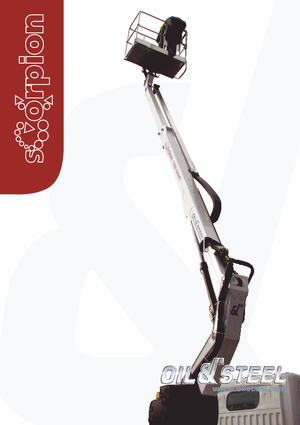 Телескопични вишки, монтирани на камион Oil & Steel Scorpion 2012