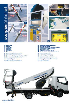 Телескопични вишки, монтирани на камион Oil & Steel Scorpion 2012