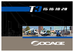 Телескопични вишки, монтирани на камион Socage T315 ForSte