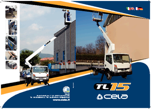 Телескопични вишки, монтирани на камион CELA TL15