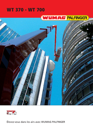 Телескопични вишки, монтирани на камион Wumag-Palfinger WT 530