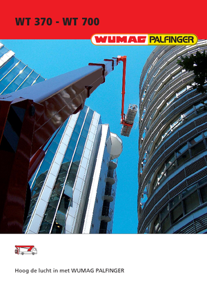 Телескопични вишки, монтирани на камион Wumag-Palfinger WT 530