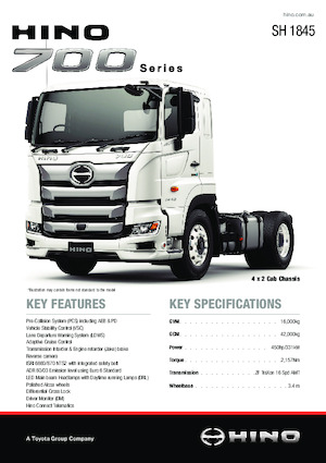 Влекачи Hino 700 SH 1845 4x2