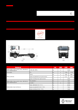 Влекачи Renault C T4X2 13L E6