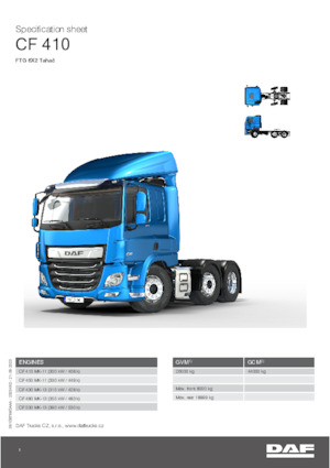Влекачи DAF CF 410 FTG