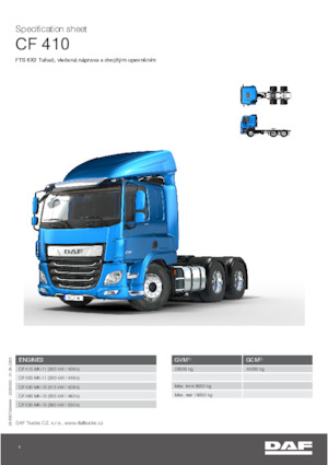 Влекачи DAF CF 410 FTS