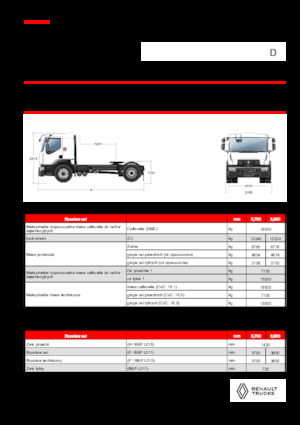 Влекачи Renault D 19 WIDE 4X2 T 460 E6
