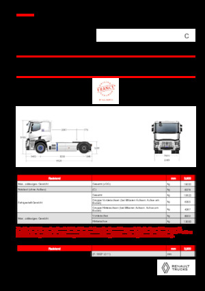 Влекачи Renault E-TECH C - T4x2 ROAD