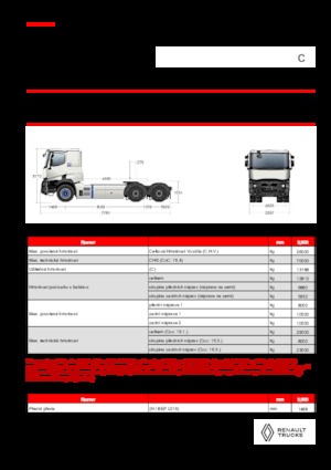 Влекачи Renault E-TECH C - T6x4 OFF ROAD