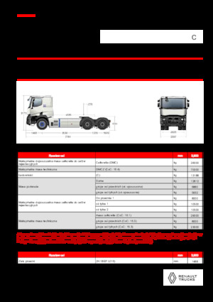 Влекачи Renault E-TECH C - T6x4 OFF ROAD