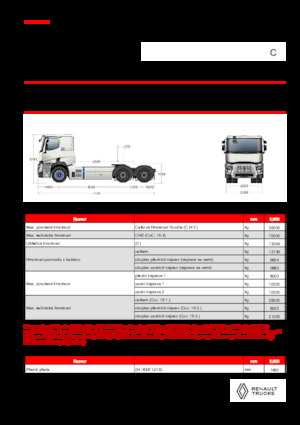 Влекачи Renault E-TECH C - T6x4 ROAD