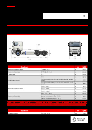 Влекачи Renault E-TECH C - T6x4 ROAD
