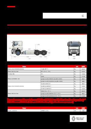 Влекачи Renault E-TECH C - T6x4 ROAD