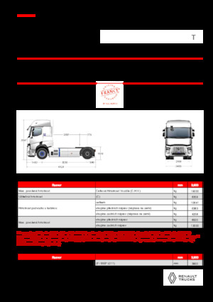 Влекачи Renault E-TECH T - T4x2