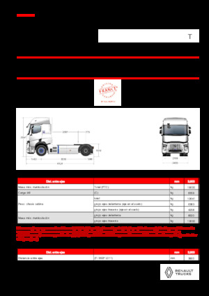 Влекачи Renault E-TECH T - T4x2