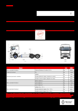 Влекачи Renault E-TECH T - T6x2 TAG