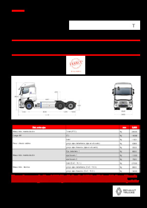 Влекачи Renault E-TECH T - T6x2 TAG