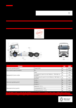 Влекачи Renault E-TECH T - T6x2 TAG