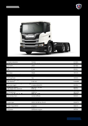 Влекачи Scania G 280 A6x4NA