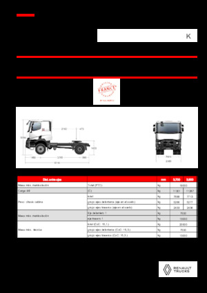 Влекачи Renault K T4X2 HEAVY 11L E6