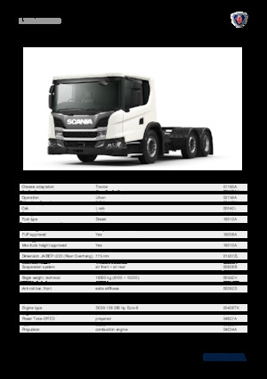 Влекачи Scania L 280 A6x2/4NB