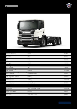 Влекачи Scania P 280 A6x2/4NA