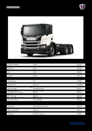 Влекачи Scania P 280 A6x4NA