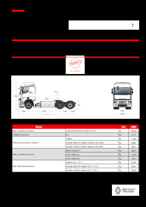 Влекачи Renault RT E-TECH T - T6x2 TAG