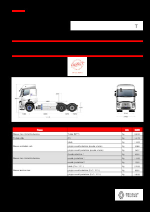 Влекачи Renault RT E-TECH T - T6x2 TAG
