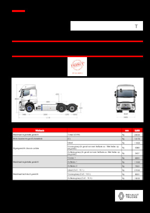 Влекачи Renault RT E-TECH T - T6x2 TAG