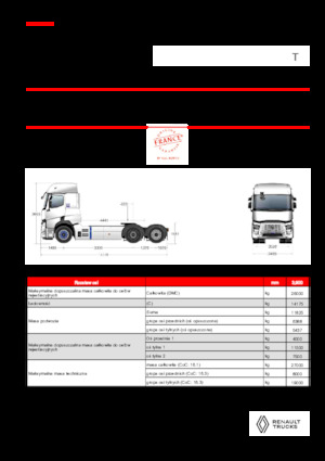 Влекачи Renault RT E-TECH T - T6x2 TAG