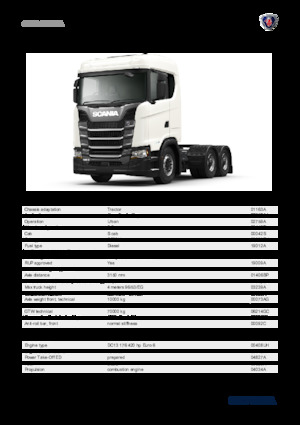 Влекачи Scania S 420 A6x2NA