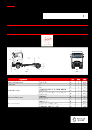 Влекачи Renault T HIGH T4X2 LOW 13L E6