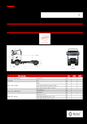 Влекачи Renault T HIGH T4X2 X-LOW 13L E6